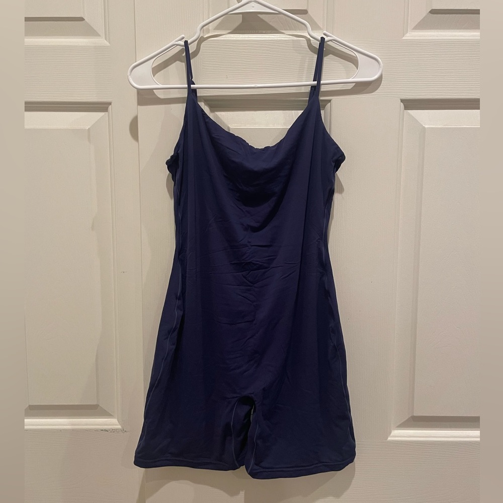 women’s spaghetti strap romper - M